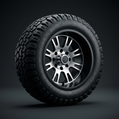 Machined alloy wheel