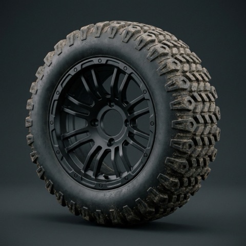 Off-road blackout wheel